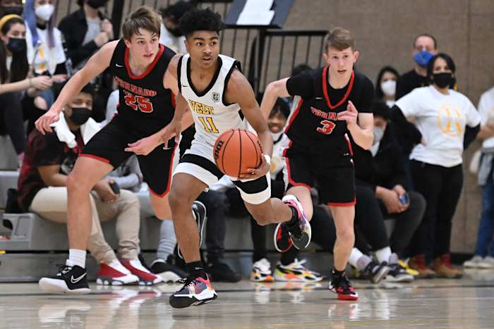 Roosevelt North Medford boys basketball Leon Neuschwander 46